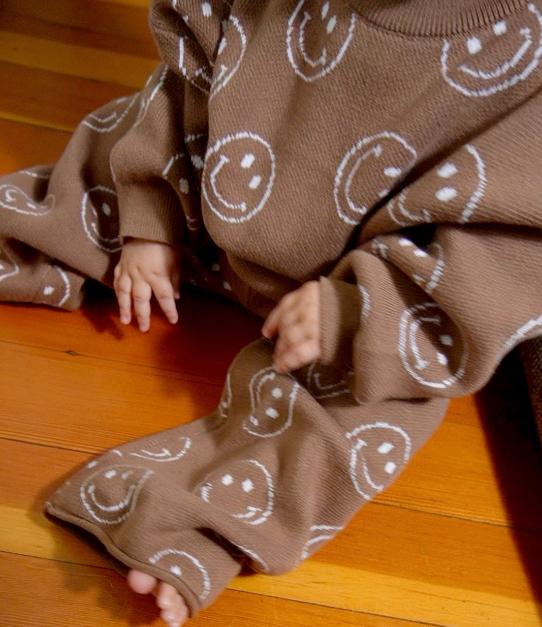 Knit Pant Set | Tan Just Smile