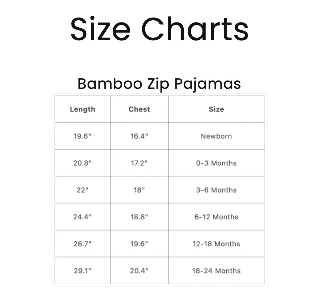 Bamboo Zip Pajamas | Lottie