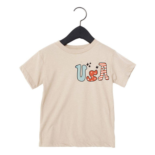 USA trendy graphic tee