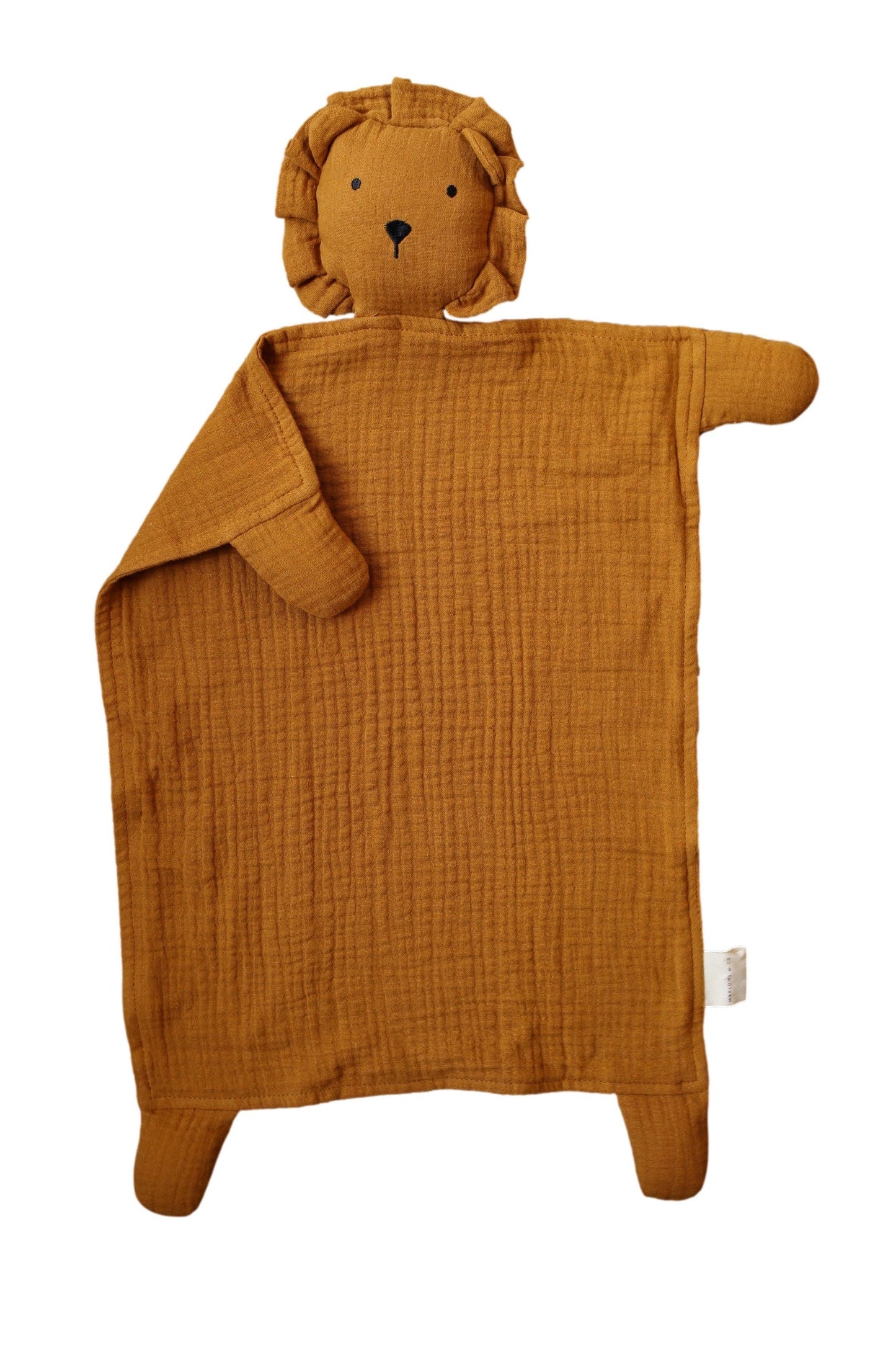 Toffee Lion Lovey Blanket