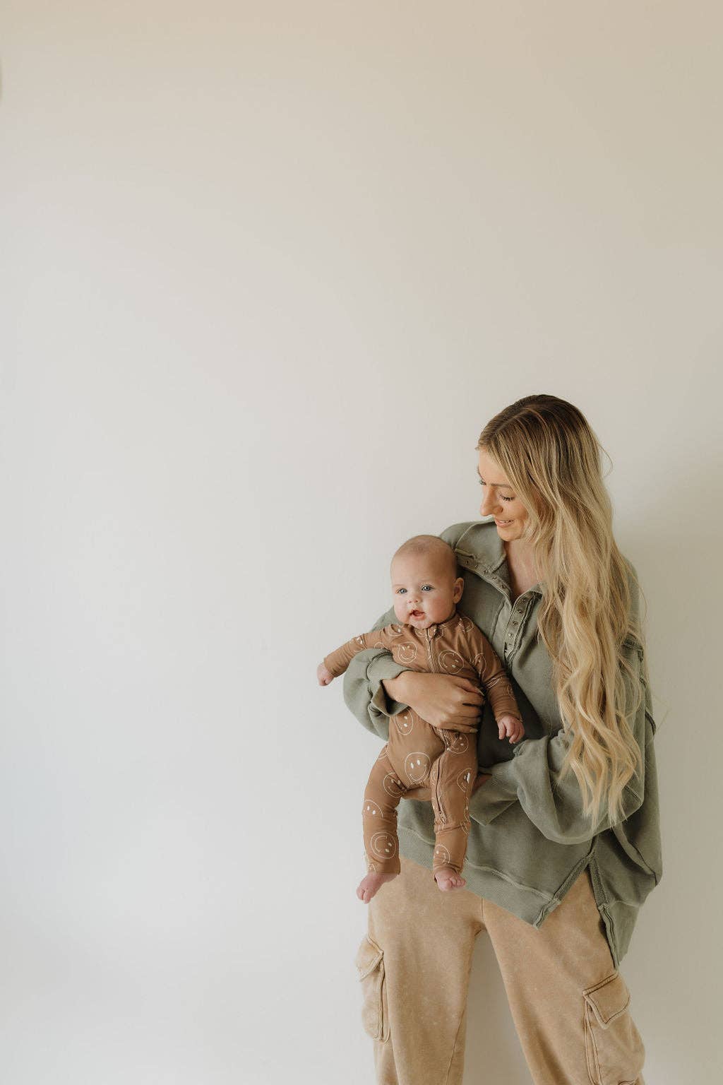 Bamboo Zip Pajamas | Sandstone Smiles| Forever French