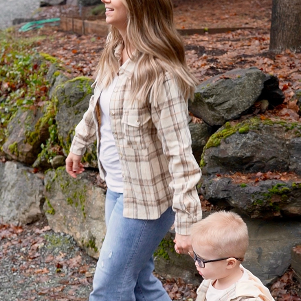 Beige Flannel - Women's