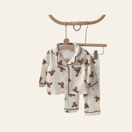 Teddy PJ Long Pants Set