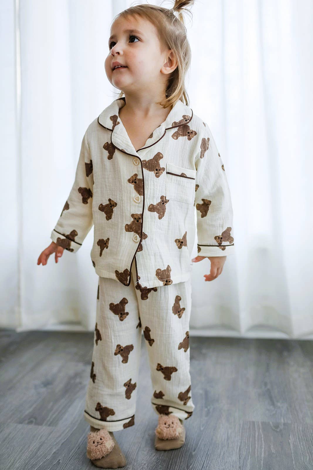 Teddy PJ Long Pants Set