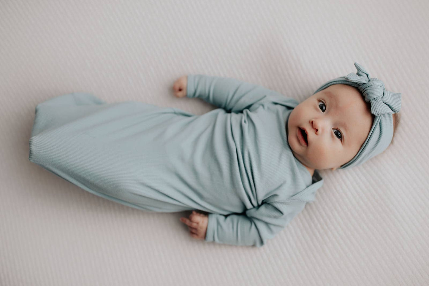 Blue Bird Knotted Gown