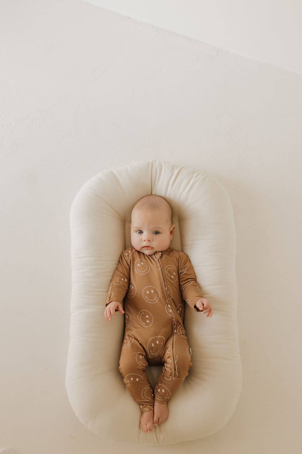 Bamboo Zip Pajamas | Sandstone Smiles| Forever French