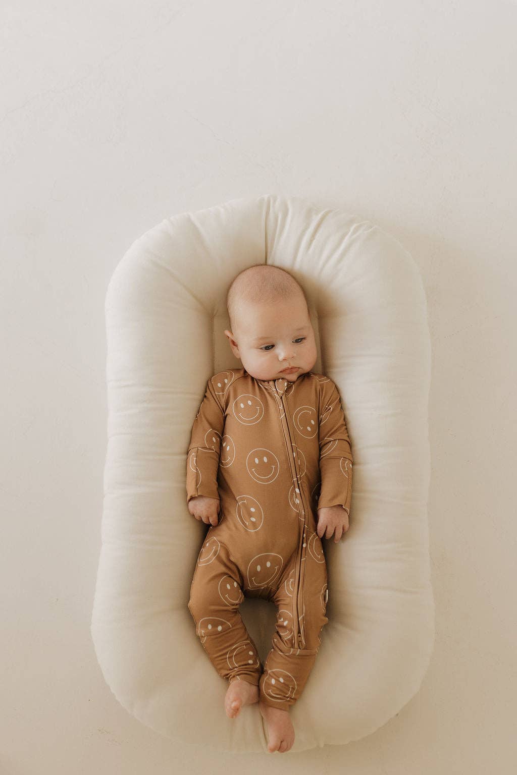 Bamboo Zip Pajamas | Sandstone Smiles| Forever French